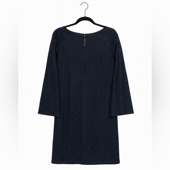 Bcx Size Small Navy Lace Dress. Excellent Condition. 28” Waist, 33” Length - Picture 3 of 3